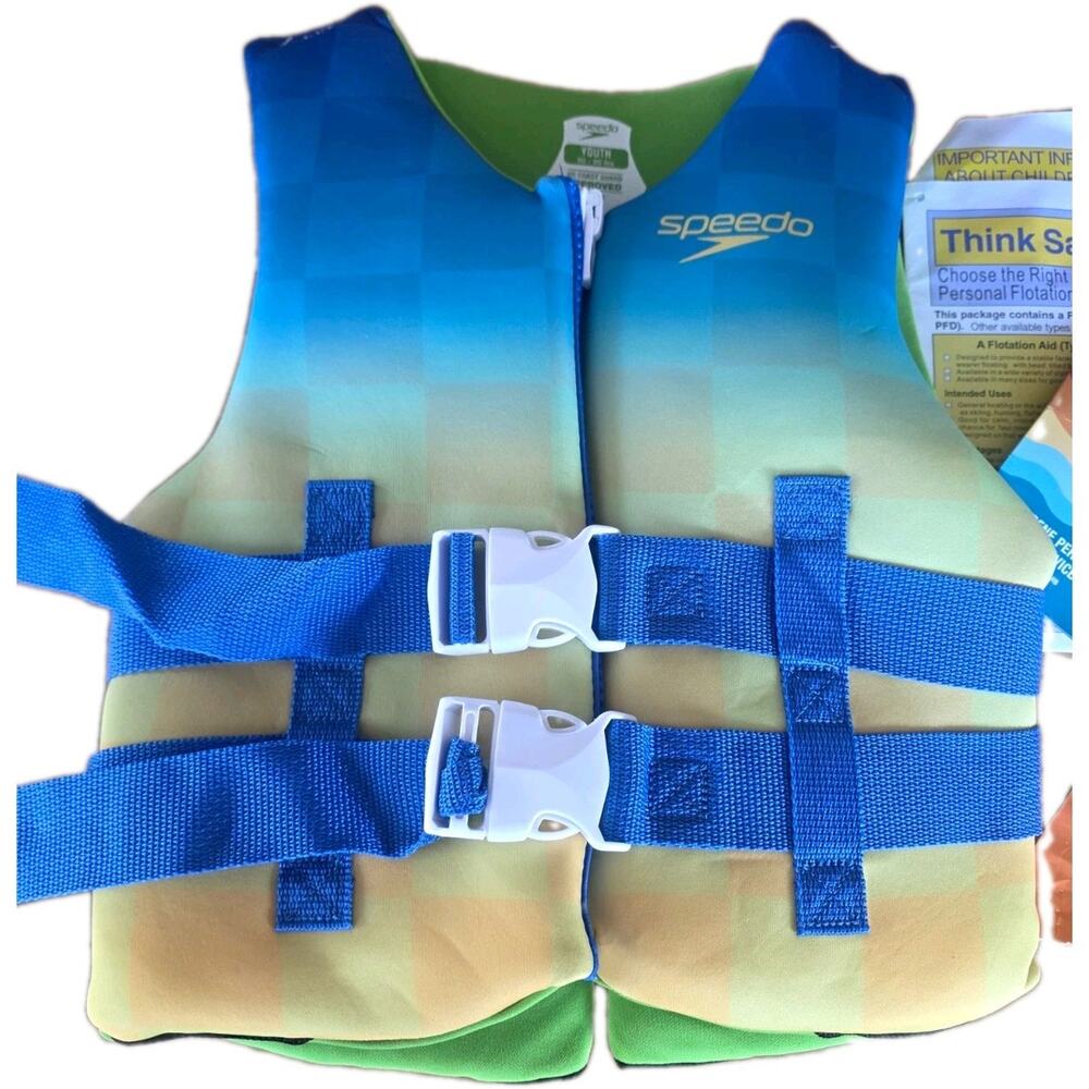 Speedo Speedo Safe Youth USCG Approved Life Jacket Vest 50-90 lbs
